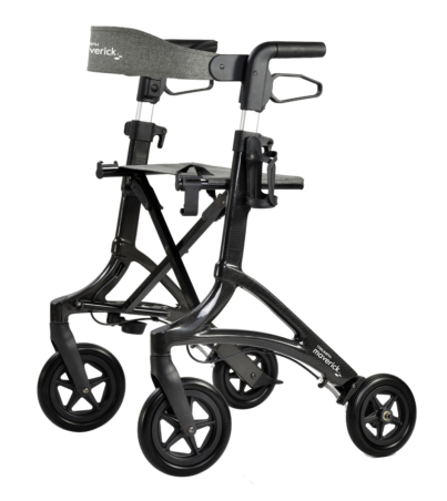 Maverick Lightweight Carbon Fiber Rollator Walker by Triumph Mobility